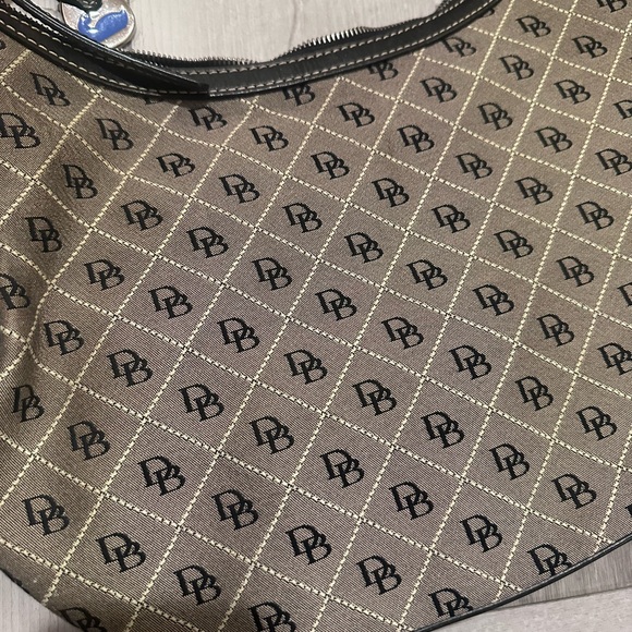 Dooney & Bourke Signature Monogram Hobo Shoulder Bag - Picture 3 of 17